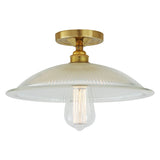 Calix Flush Ceiling Fitting - Polished Brass
