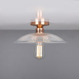 Calix Flush Ceiling Fitting - Polished Copper