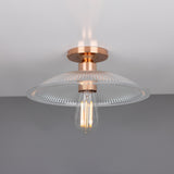 Calix Flush Ceiling Fitting - Polished Copper