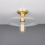Calix Flush Ceiling Fitting - Satin Brass