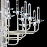 Calliope Chandelier Medium Soft Silver By Schonbek Detailed View