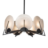 Callisto 7-Light Pendant, shown in Black, by Hubbardton Forge