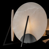 Callisto 7-Light Pendant detail in Black, by Hubbardton Forge