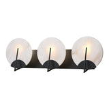 Callisto Vanity Light in Black by Hubbardton Forge