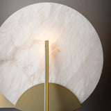 Callisto Vanity Light detail in Modern Brass, by Hubbardton Forge
