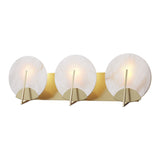 Callisto Vanity Light in Modern Brass by Hubbardton Forge