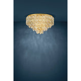 Calmeilles Ceiling Light Large Brass by Eglo - lifestyle room setting