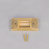 Calvi Outdoor Grille Light - Raw Brass