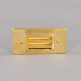 Calvi Outdoor Grille Light - Raw Brass