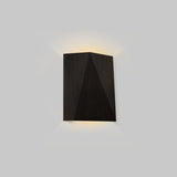 Calx Outdoor Wall Sconce by Cerno - Antique Bronze, up and downlight, side view