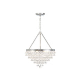 Calypso Crystal Basket Chandelier 20'' Polished Chrome Clear