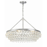 Calypso Crystal Basket Chandelier 30'' Polished Chrome Clear