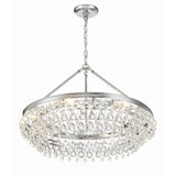Calypso Crystal Basket Chandelier 30'' Polished Chrome Clear