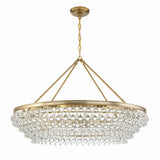 Calypso Crystal Basket Chandelier 40'' Vibrant Gold Clear
