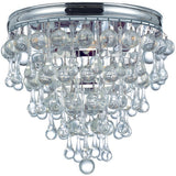 Calypso Flush Mount Polished Chromed By Crystorama