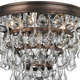 Calypso Flush Mount Vibrant Bronze By Crystorama - Detailed View1