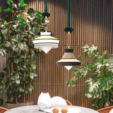 Calypso Guadalupe Pendant Light By Contardi - Lifestyle View1