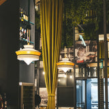 Calypso Martinique Pendant Light Black By Contardi - Lifestyle View3