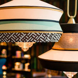 Calypso Martinique Pendant Light Black By Contardi - Lifestyle View5