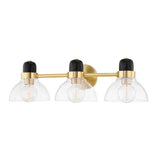 Camile Bath and Vanity Light - Aged Brass