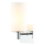 Candela Wall Sconce 5 Inch Chrome Opal