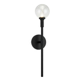 Candlestix Wall Sconce Black Clear