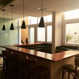 Canes Pendant Light By Geo Contemporary, Color: Black