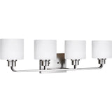 Canfield Vanity Light — 31.88 Inch, Brushed Nickel