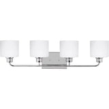 Canfield Vanity Light — 31.88 Inch, Chrome