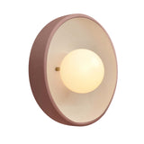 Flush Coupe Ceramic Wall Sconce