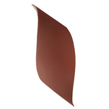 Canyon Clay Wave Ceramic LED ADA Wall Sconce by Justice Design