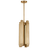 Capa Pendant Light Hand Rubbed Antique Brass By Visual Comfort Modern - Front View3