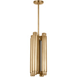 Capa Pendant Light Hand Rubbed Antique Brass By Visual Comfort Modern - Front View5