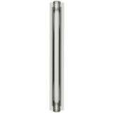 Capa Vanity Light Large Polished Nickel By Visual Comfort Modern - Front View