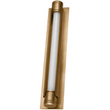 Capa Vanity Light Medium Hand Rubbed Antique Brass By Visual Comfort Modern - Side View1