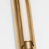 Capa Vanity Light Small Hand Rubbed Antique Brass By Visual Comfort Modern - Detailed View