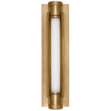 Capa Vanity Light Small Hand Rubbed Antique Brass By Visual Comfort Modern - Front View