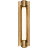 Capa Vanity Light Small Hand Rubbed Antique Brass By Visual Comfort Modern
