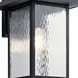 Capanna Outdoor Wall Light Large Textured Black By Kichler - Detailed View