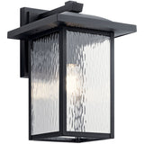 Capanna Outdoor Wall Light Large Textured Black By Kichler
