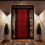 Capanna Outdoor Wall Light Small Textured Black By Kichler - Lifestyle View