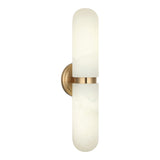 Capsula Wall Sconce 2-Light Aged Gold Brass