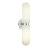Capsula Wall Sconce 2-Light Chrome