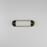 Capsule LED CCT Vanity Light Small Black Natural Aged Brass By Maxim Lighting