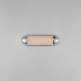Capsule LED CCT Vanity Light Small Black Polished Chrome By Maxim Lighting With Light