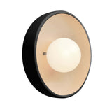 Flush Coupe Ceramic Wall Sconce