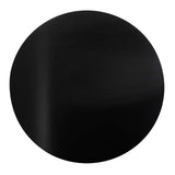 Carbon Matte Black Large Ceramic Round Backlit Color Temperature Selectable LED Wall Sconce by Justice Design