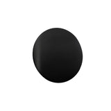 Carbon Matte Black Small Ceramic Round Backlit Color Temperature Selectable LED Wall Sconce by Justice Design