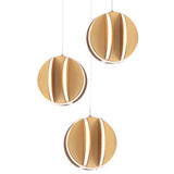 Carillion Multi-Light Pendant By Modern Forms, Finish: Aged Brass, , | Casa Di Luce Lighting