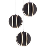 Carillion Multi-Light Pendant By Modern Forms, Finish: Black, , | Casa Di Luce Lighting